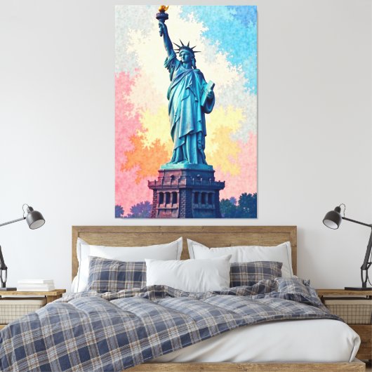 Liberty Glow Leinwanddruck (Insitu (Schlafzimmer))