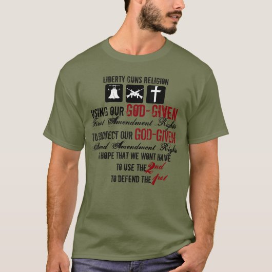 Liberty Guns Religion T - Shirt (Vorderseite)
