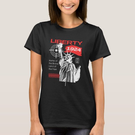 Liberty-Heim der Tapferen T-Shirt (Vorderseite)
