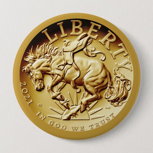 Liberty Horse Coin  Button (Vorderseite)