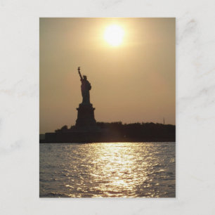 Liberty Island Postcard Postkarte