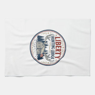 Liberty Jagd Lodge Patriotisch Patriotisch Jagd  Geschirrtuch