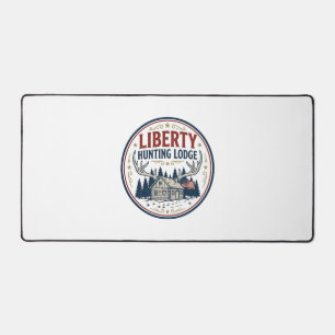 Liberty Jagd Lodge Patriotisch Patriotisch Jagd Schreibtischunterlage