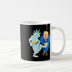 Liberty Kicks Trump 2020 Wahl Anti Donald Demo Kaffeetasse