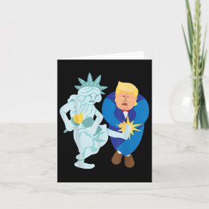 Liberty Kicks Trump 2020 Wahl Anti Donald Demo Karte