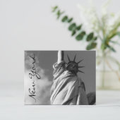 Liberty Lady New York Postkarte (Stehend Vorderseite)