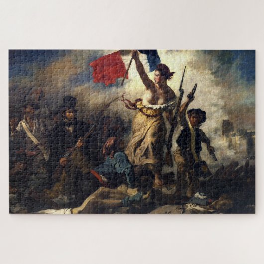 Liberty Leading - Eugène Delacroix Puzzle (Horizontal)