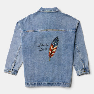 Liberty lebt Feder Jeansjacke
