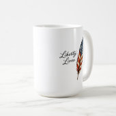 Liberty lebt Feder Kaffeetasse (VorderseiteRechts)