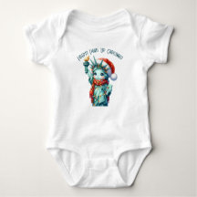 Liberty Lights Up Christmas" Baby Jersey Bodysuit