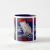 Liberty Loan Zweifarbige Tasse (Mittel)