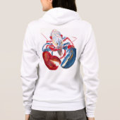 Liberty Lobster Hoodie (Maine vorne) (Rückseite)