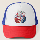 Liberty Lobster Maine Hat Truckerkappe (Vorderseite)