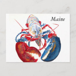 Liberty Lobster Postcard Postkarte