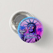 Liberty & Margaritas • 1776–2026 Neon Celebration Button (Vorne & Hinten)