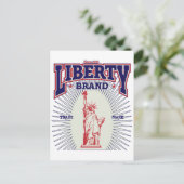 LIBERTY-MARKE POSTKARTE (Stehend Vorderseite)