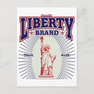 LIBERTY-MARKE POSTKARTE