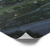 Liberty Memorial und BMA Gebäude, Kansas City, Mi Poster (Ecke)