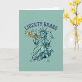 Liberty Messing Karte (Gelbe Blume)