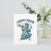 Liberty Messing Postkarte (Stehend Vorderseite)