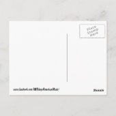 Liberty Mops Postkarte (Rückseite)