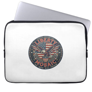 Liberty Mosaik Patriotisch Patriotisches Mosaik Vi Laptopschutzhülle