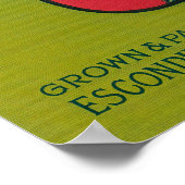 Liberty Orange LabelEscondido, CA Poster (Ecke)