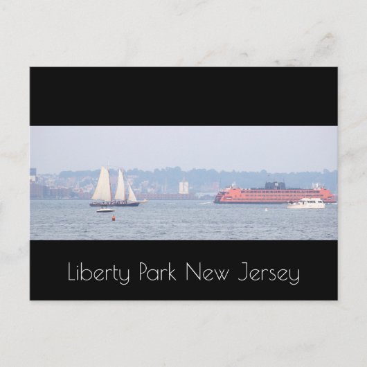 Liberty Park New Jersey Postcard Postkarte (Vorderseite)