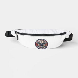 Liberty Patch Patriotischer Aufnäher Stickerei Bauchtasche