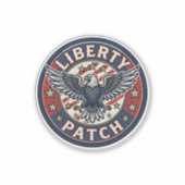 Liberty Patch Patriotischer Stickerei-Patch Aufkleber (Vorderseite)
