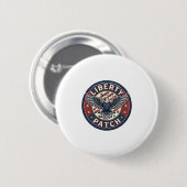 Liberty Patch Patriotischer Stickerei-Patch Button (Vorne & Hinten)