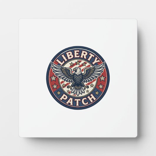Liberty Patch Patriotischer Stickerei-Patch Fotoplatte (Vorderseite)