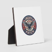 Liberty Patch Patriotischer Stickerei-Patch Fotoplatte (Vorderseite)