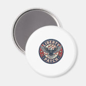 Liberty Patch Patriotischer Stickerei-Patch Magnet (Vorderseite/Rückseite)