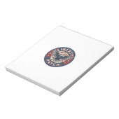 Liberty Patch Patriotischer Stickerei-Patch Notizblock (Rotiert)