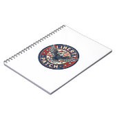 Liberty Patch Patriotischer Stickerei-Patch Notizblock (Linke Seite)
