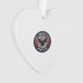 Liberty Patch Patriotischer Stickerei-Patch Ornament (Vorderseite)