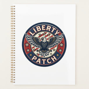 Liberty Patch Patriotischer Stickerei-Patch Planer