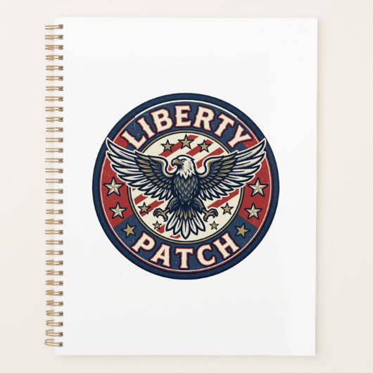 Liberty Patch Patriotischer Stickerei-Patch Planer (Vorderseite)