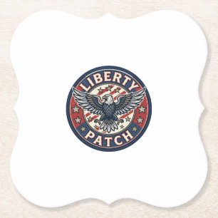 Liberty Patch Patriotischer Stickerei-Patch Untersetzer