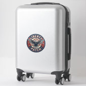 Liberty Patch Patriotischer Stickpatch Aufkleber (Koffer)