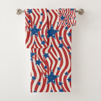 Liberty Patriotisch Badhandtuch Set