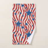 Liberty Patriotisch Badhandtuch Set (Handtuch)