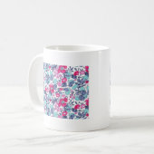 Liberty personalisierbare Blume Vorname Kaffeetasse (Vorderseite Links)