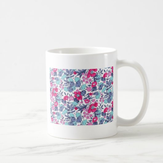 Liberty personalisierbare Blume Vorname Kaffeetasse (Rechts)