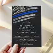 LIBERTY Police Enforcement Rentirement Party Einladung