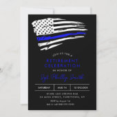 LIBERTY Police Military Retirement Party Einladung (Vorderseite)