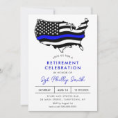 LIBERTY Police Military Retirement Party Einladung (Vorderseite)