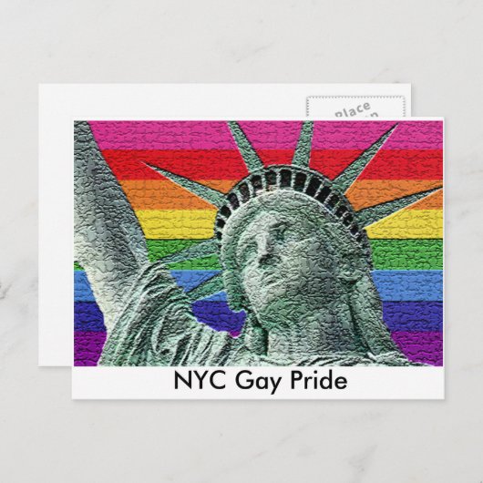 Liberty Pride Postkarte (Vorne/Hinten)