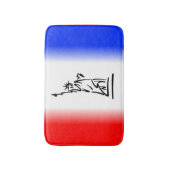Liberty Red White Stripe Badematte (Vorderseite Vertikal)